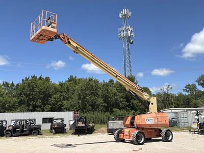 2017 JLG 800S 80' 4WD Diesel Telescopic Boom Lift Man Aerial Platform bidadoo