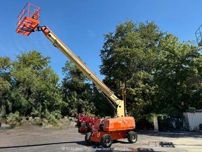 2015 JLG 800S 80' 4WD Diesel Telescopic Boom Lift Man Aerial Platform bidadoo