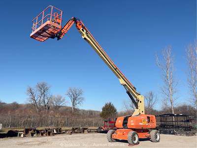 2017 JLG 860SJ 86' 4WD Diesel Telescopic Boom Lift Man Aerial SkyPower bidadoo
