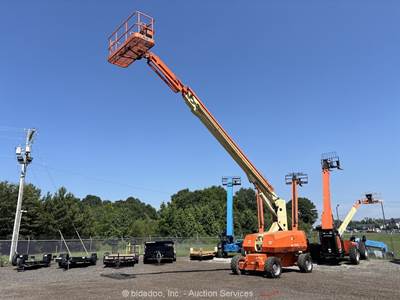 2016 JLG 860SJ 86' 4WD Diesel Telescopic Boom Lift Man Aerial Platform bidadoo