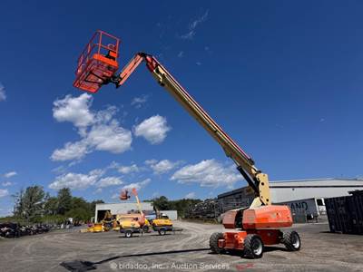 2015 JLG 860SJ 86' 4WD Diesel Telescopic Boom Lift Man Aerial Platform bidadoo