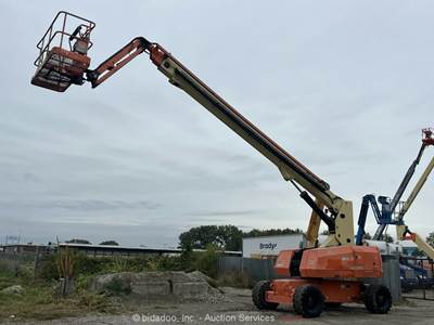 2018 JLG 860SJ 86' 4WD Diesel Telescopic Boom Lift Man Aerial Platform bidadoo