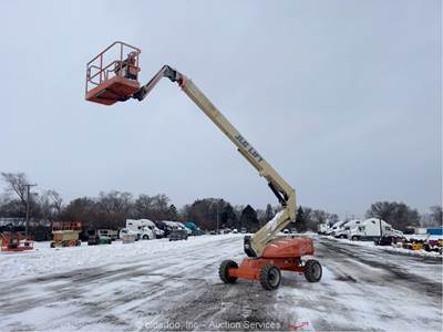 2014 JLG M600JP 60' Electric Telescopic Boom Lift Man Aerial Platform bidadoo