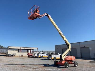 2015 JLG M600JP 60' AWD Electric Hybrid Telescopic Boom Lift Man Aerial bidadoo