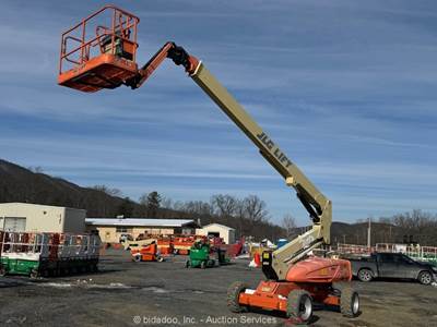 2017 JLG M600JP 60' Electric Telescopic Boom Lift Man Aerial Platform bidadoo