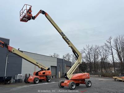 2014 JLG M600JP 60' 4WD Diesel Telescopic Boom Lift Man Aerial Platform bidadoo