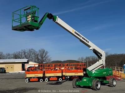 2018 JLG M600JP 60' Electric Telescopic Boom Lift Man Aerial Platform bidadoo