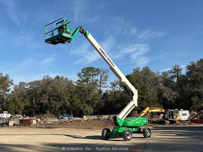 2018 JLG M600JP 60' Electric Telescopic Boom Lift Man Aerial Platform bidadoo