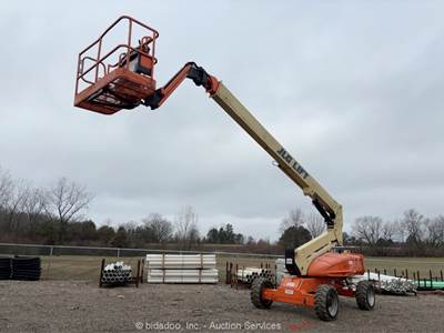 2014 JLG M600JP 60’ Electric Telescopic Boom Lift Man Aerial Platform bidadoo