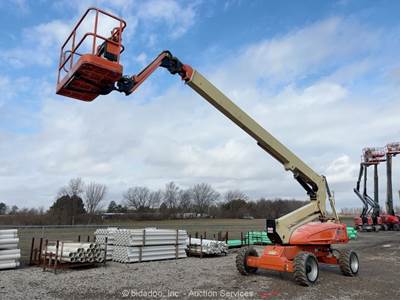 2014 JLG M600JP 60' Electric Hybrid Telescopic Boom Lift Man Aerial bidadoo