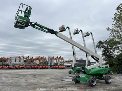 2016 JLG M600JP 60’ AWD Diesel Telescopic Boom Lift Man Aerial Platform bidadoo