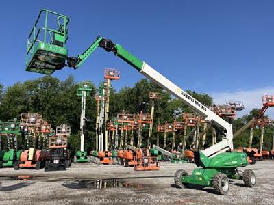 2016 JLG M600JP 60’ AWD Diesel Telescopic Boom Lift Man Aerial Platform bidadoo