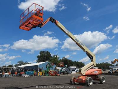 2014 JLG M600JP 60' Hybrid Telescopic Boom Lift Man Aerial Platform bidadoo