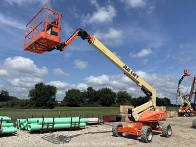 2015 JLG M600JP 60’ AWD Diesel Telescopic Boom Lift Man Aerial Platform bidadoo