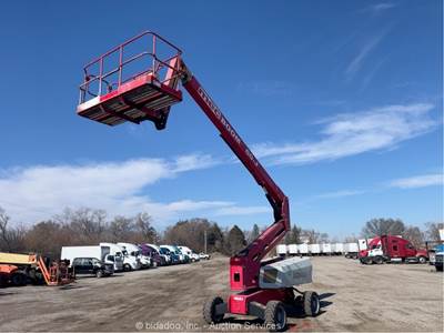 2016 MEC 60-J  60' 4WD Diesel Telescopic Boom Lift Man Aerial Platform bidadoo