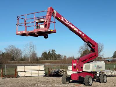 2016 MEC 60-J 60’ 4WD Diesel Telescopic Boom Lift Man Aerial Platform bidadoo