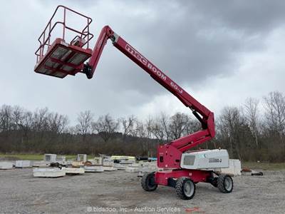 2016 MEC 60-J 60' 4WD Diesel Telescopic Boom Lift Aerial Jib Platform bidadoo