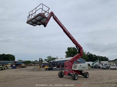 2017 MEC 60-J 60' 4WD Diesel Telescopic Boom Lift Man Aerial Platform bidadoo