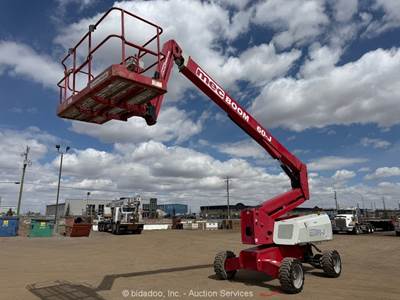 2018 MEC 60-J 60' 4WD Diesel Telescopic Boom Lift Man Aerial Platform bidadoo