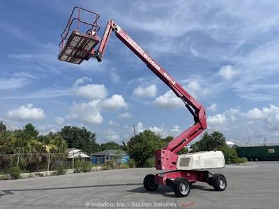 2016 MEC 60JD 60' 4WD Diesel Telescopic Boom Lift Man Aerial Platform bidadoo