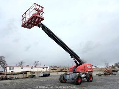 2016 Skyjack SJ61T 61' 4WD D/F Telescopic Boom Lift Man Aerial Platform bidadoo