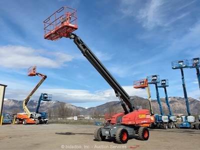 2015 Skyjack SJ61T 61' 4WD Diesel Telescopic Boom Lift Man Platform bidadoo