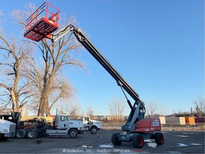 2017 Skyjack SJ86T 86' 4WD Diesel Telescopic Boom Lift Aerial Platform bidadoo