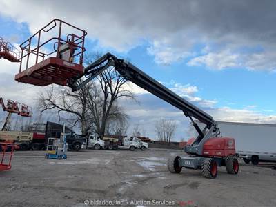 2015 Skyjack SJ86T 86' 4WD Diesel Telescopic Boom Lift Aerial Manlift bidadoo