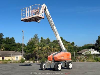 2021 Snorkel 460SJ 46' 4WD Diesel Telescopic Boom Lift Man Aerial bidadoo