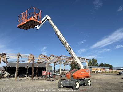 2020 Snorkel 660SJ 66' 4WD Diesel Telescopic Boom Lift Man Aerial Jib bidadoo