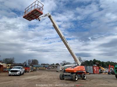 2019 Snorkel TB86J 86' 4WD Diesel Telescopic Boom Lift Man Aerial Jib bidadoo
