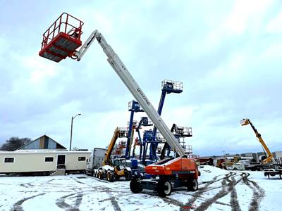 2018 Snorkel TB86J 86' 4WD Dual Fuel Telescopic Boom Lift Man Aerial bidadoo