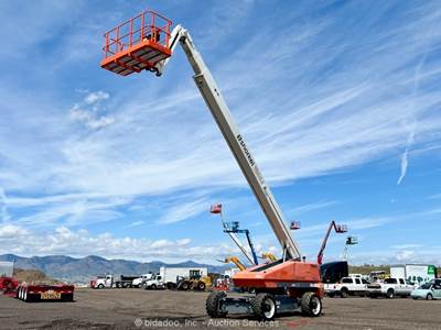 2018 Snorkel TB86J 86' 4WD Dual Fuel Telescopic Boom Lift Man Aerial bidadoo