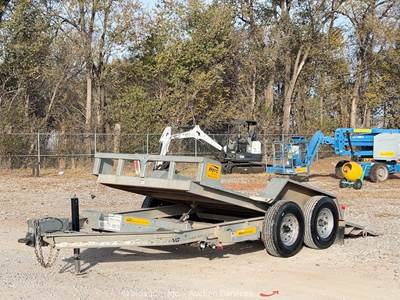 2022 Felling FT-10IT-IG T/A 18' Flatbed Tilt Deck Equipment Trailer bidadoo