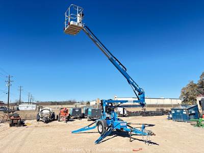 2018 Genie TZ-34/20 34' Electric Towable Articulating Boom Lift Aerial bidadoo