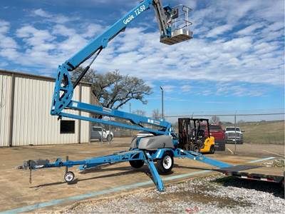 2016 Genie TZ-50 50' Towable Electric Articulating Boom Lift Man Aerial bidadoo