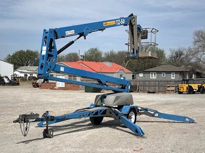 2017 Genie TZ-50 50' Electric Towable Articulating Boom Lift Man bidadoo -Repair