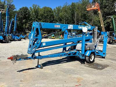 2017 Genie TZ-50 50' Towable Electric Articulating Boom Lift Man Aerial bidadoo