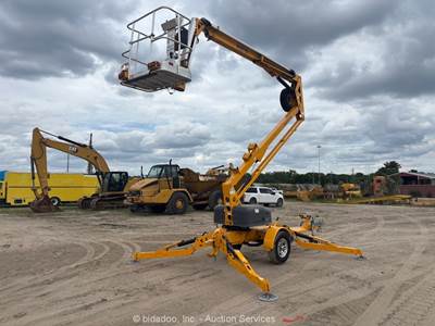 2024 Haulotte 4527A 45' Towable Electric Articulating Boom Lift Aerial bidadoo