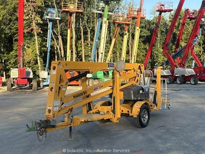 2019 Haulotte 4527A 45' Towable Electric Articulating Boom Lift -Parts/Repair