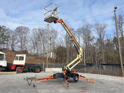 2017 JLG T350 35' Towable Electric Articulating Boom Lift Aerial Trailer bidadoo