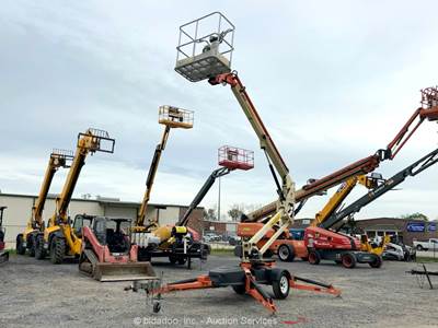2019 JLG T350 35' Towable Articulating Boom Lift Man Aerial Platform bidadoo