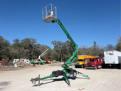 2018 JLG T350 35' Towable Electric Articulating Boom Lift Man Aerial bidadoo