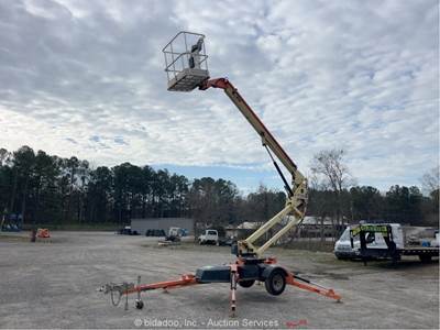 2017 JLG T350 35' Electric Towable Articulating Boom Lift Man Aerial bidadoo