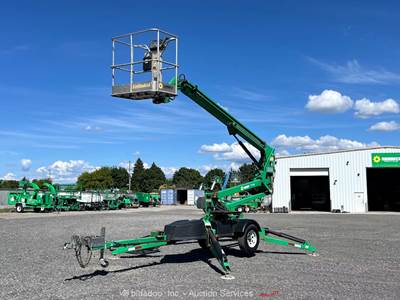 2017 JLG T350 35' Towable Electric Articulating Boom Lift Man Aerial Jib bidadoo