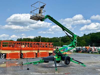 2017 JLG T350 35' Electric Towable Articulating Boom Lift Manlift Aerial bidadoo