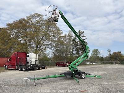 2017 JLG T500J 50' Electric Articulating Towable Boom Lift Man Aerial bidadoo