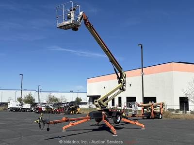 2016 JLG T500J 50' Electric Towable Articulating Boom Lift Man Aerial bidadoo