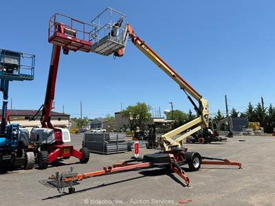 2016 JLG T500J 50' Towable Boom Lift Manlift Aerial Platform Honda GX270 bidadoo