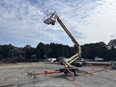 2017 JLG T500J 50' Towable Articulating Boom Lift Man Aerial Platform bidadoo